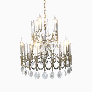 Double Chandelier by Gaetano Sciolari for Sciolari
