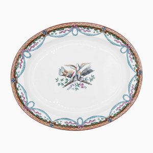 Antique Ironstone Platter Peace by Wedgwood, 1870s
