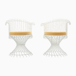 Anthéor Sessel von Mathieu Matégot, 1950er, 2er Set