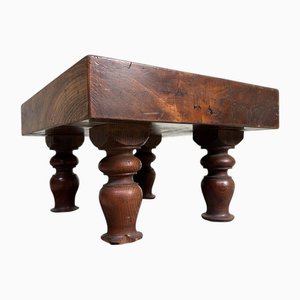 Keyaki Shogi Pflanzenständer aus Holz, 1920er