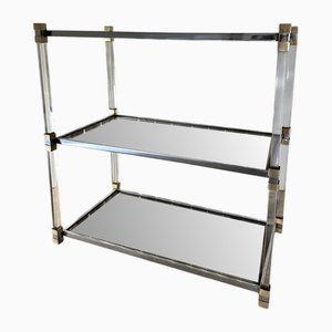 Vintage Acrylic Shelf, 1980s