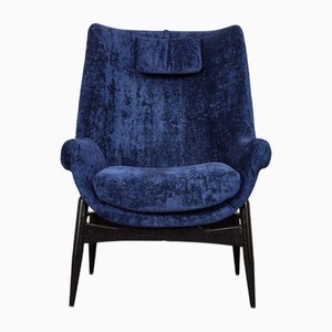 Poltrona grande Mid-Century di Júlia Gaubek, Ungheria, anni '60