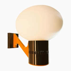 Space Age Wall Light with Oval Glass
