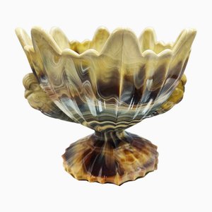 Art Deco Glass Cake Stand from United Glassware STS Abel, 1930s