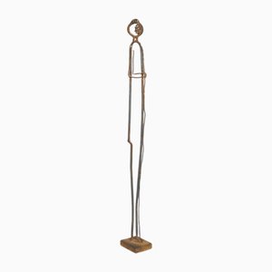 Metal Sculpture of a Standing Figure, 20th Century
