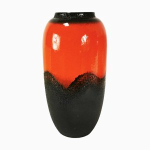 Vaso Fat Lava in ceramica di Scheurich Keramik, Germania, anni '60