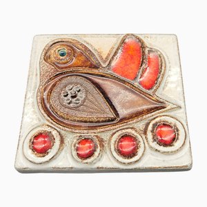 Mid-Century Wall Tile by Noomi Backhausen for Søholm, 1960s