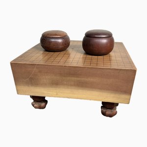 Vintage Go-Spielbrett Goban Kaya, Japan, 1920, 3er Set