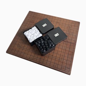 Foldable Go Game Board Set, Japan, 1950s, Set of 3