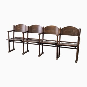 Vintage Cinema Bench, 1950s