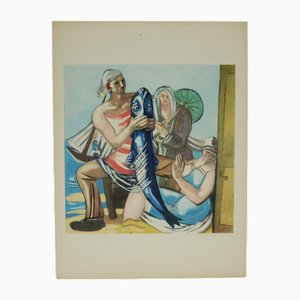 Max Beckmann, Der Wels, 1947, Offset Lithograph