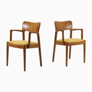 Dänische Ole Esszimmerstühle aus Teak von Niels Koefoed für Koefoeds Hornslet, 1960er, 2er Set