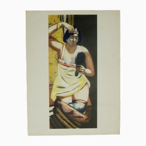 Max Beckmann, Woman, 1947, Offset Lithograph