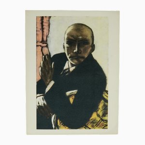 Max Beckmann, Autoritratto, 1947, Litografia offset