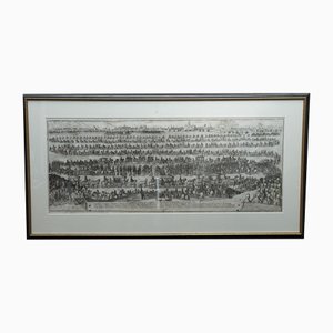 Matthäus Merian, Ceremonial Entry of the Majesty King Leopold in Frankfurt, 1668, Copper Engraving