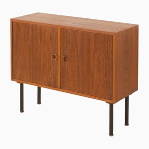 Dänischer Mid-Century Schallplattenschrank aus Teak, 1970er