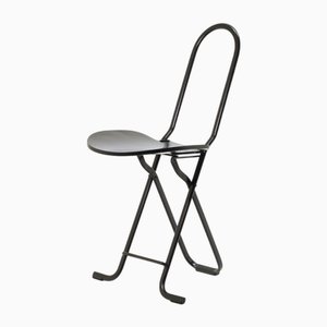 Silla plegable Dafne posmoderna de Gastone Rinaldi para Thema, Italia, años 70