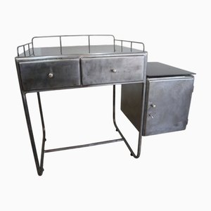 Escritorio Bauhaus de acero tubular, años 30