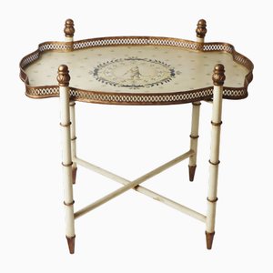 Hollywood Regency Monkey Tray Table with Foldable Stands, Italy, 1960s