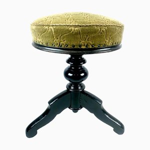 Antique Swivel Piano Stool, 1900s