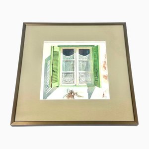 F. John Owen, Shutters, 1984, Watercolour