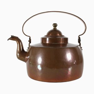 Main de Bouilloire Antique en Cuivre, Danemark
