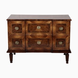 Baroque Louis XVI Chest of Drawers in Walnut, 1780s