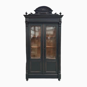 Vitrine Napoléon III en Chêne Patiné, 1890s
