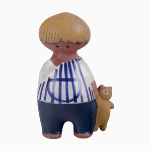 Glazed Ceramic Figurine Malin by Lisa Larson for Gustavsberg, 1970s
