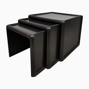Space Age Nesting Tables by Peter Ghyczy for Mimiset, 1970s, Set of 3