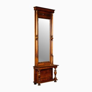 Antique Mirror Console Table