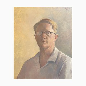 Fernand Blondin, Portrait, Oil on Canvas