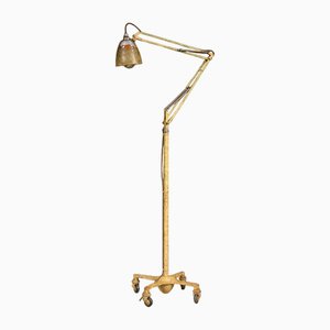 Model 1209 Anglepoise Trolley Floor Lamp in Original Scumble Paint by Herbert Terry, 1935