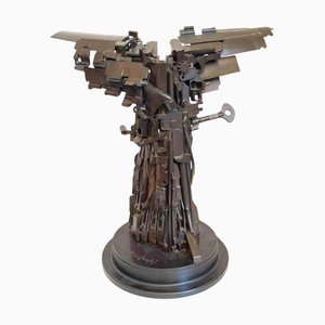 Jacques Dufrane, The Victory of Samothrace, Skulptur aus geschweißtem Stahl, 2000