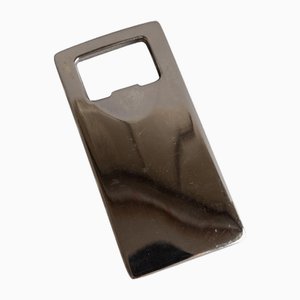 Space Age Silver-Plated Bottle Opener, Italy, 1970s