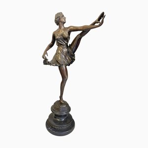 Dancer Figure, 1890s-1910s, Bronze