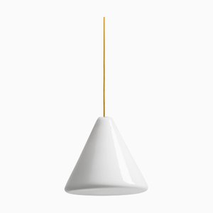 Lampe Ampoule Cône en Verre par Pedro Sottomayor