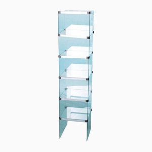 Minimalist Glass Shelving Unit