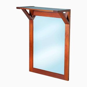Vintage Danish Hall Mirror in Teak, 1960s