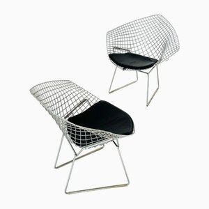 Sedie da pranzo attribuite a Harry Bertoia, anni '80, set di 2
