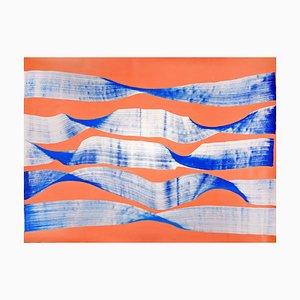 Sumit Mehndiratta, Algorithmic Waves, Acrylic on Canvas