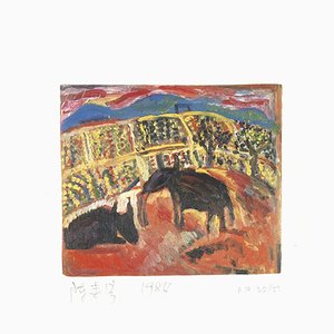 After Chen Lai-Shing, Landscape, Print