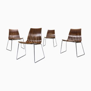 Vintage Norwegian Dining Chairs by Kjell Richardsen for Tynes Møbelfabrikk, 1960s, Set of 4