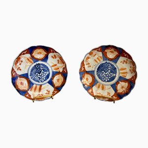 Antique Japanese Imari Plates, 1900, Set of 2