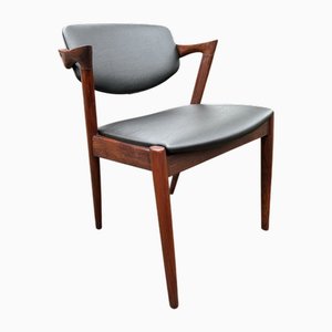 Silla modelo 42 de Kai Kristiansen para Schou Andersen, años 60