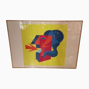 Fortunato Depero für Area Studio, Smoker N1 Lucky, 1980er, Farblithografie