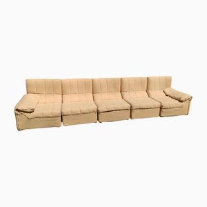 Sofa Baia Mode with 5 Modules in Citterio and Nava Beige Fabric by Antonio Citterio for B&b, 1970s