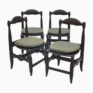 Dining Chairs by Guillerme and Chambron, 1950s, Set of 4