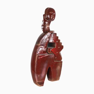 Fabio Provinciali, Abstract Sculpture, 1999, Glazed Terracotta with Metal Studs