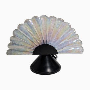 Vintage Murano Glass Fan Table Lamp, 1980s